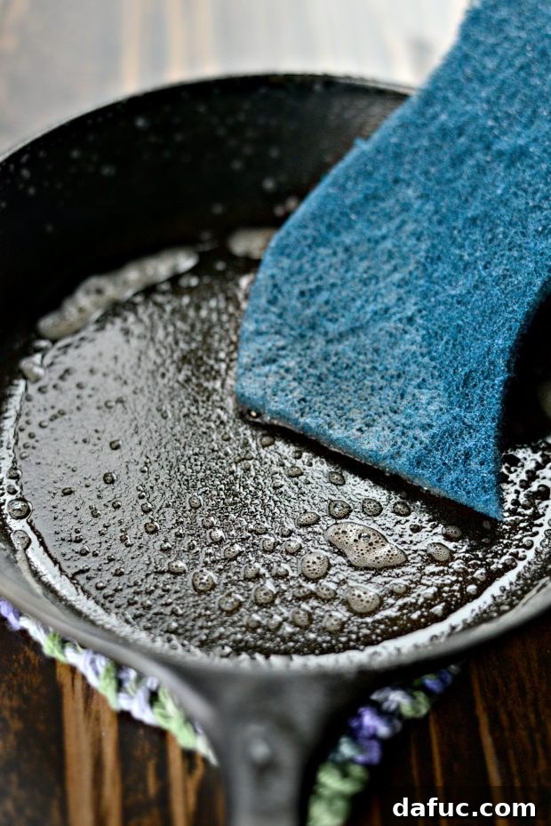Perfecting Cast Iron: Seasoning and Cleaning 9 Seasoning and Cleaning Cast Iron l simplyscratch.com