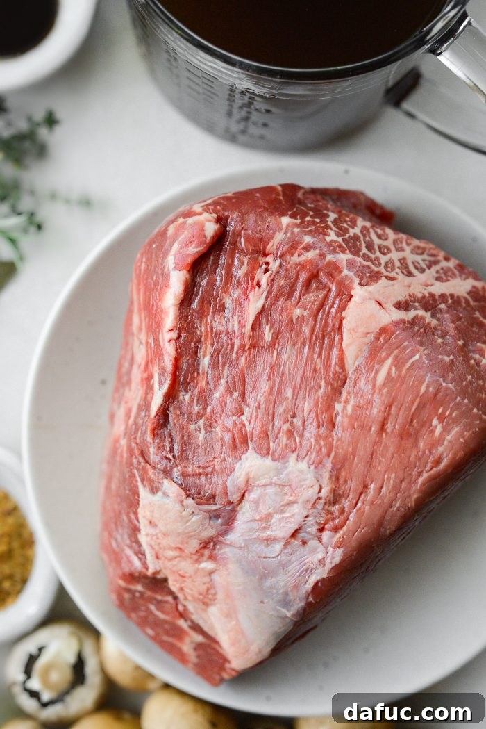 Cubed bottom round roast seasoned with steak seasoning