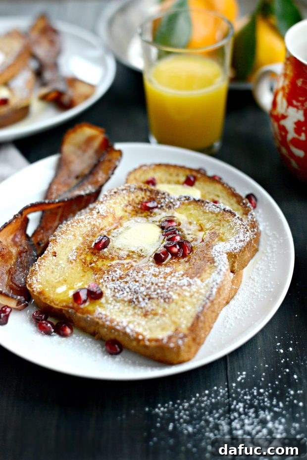 Spiced Eggnog French Toast 3 Eggnog French Toast l SimplyScratch.com