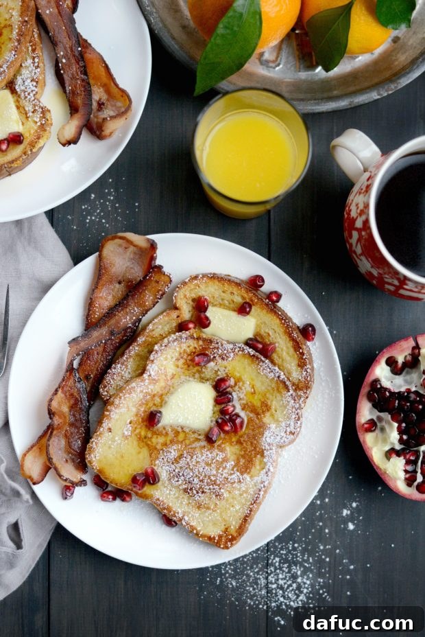 Spiced Eggnog French Toast 7 Eggnog French Toast l SimplyScratch.com