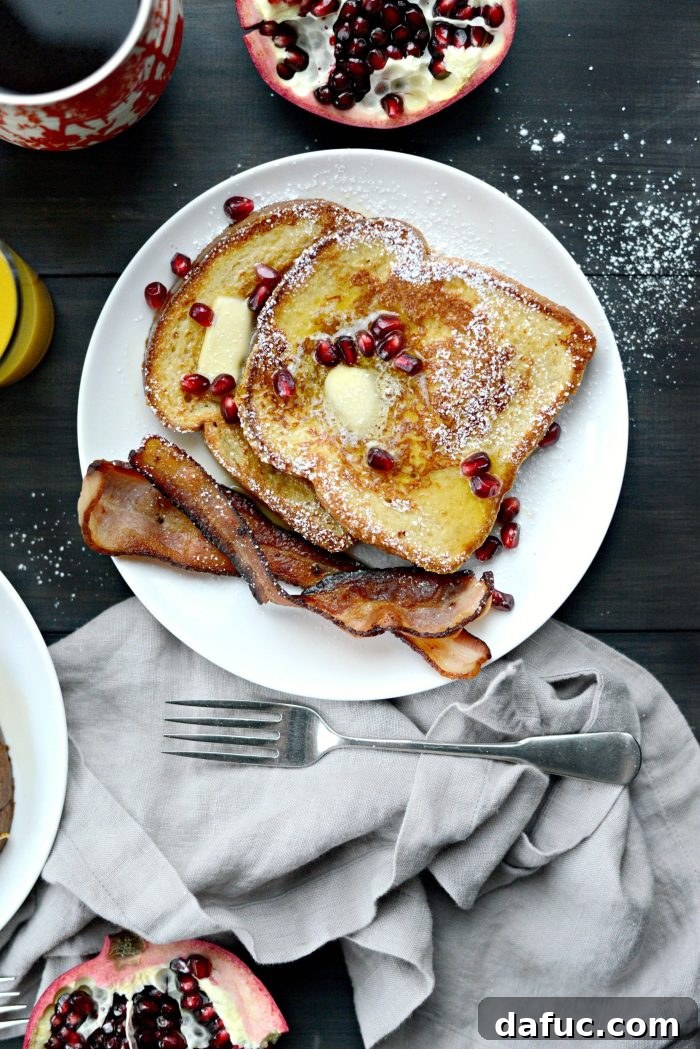 Spiced Eggnog French Toast 9 Eggnog French Toast l SimplyScratch.com