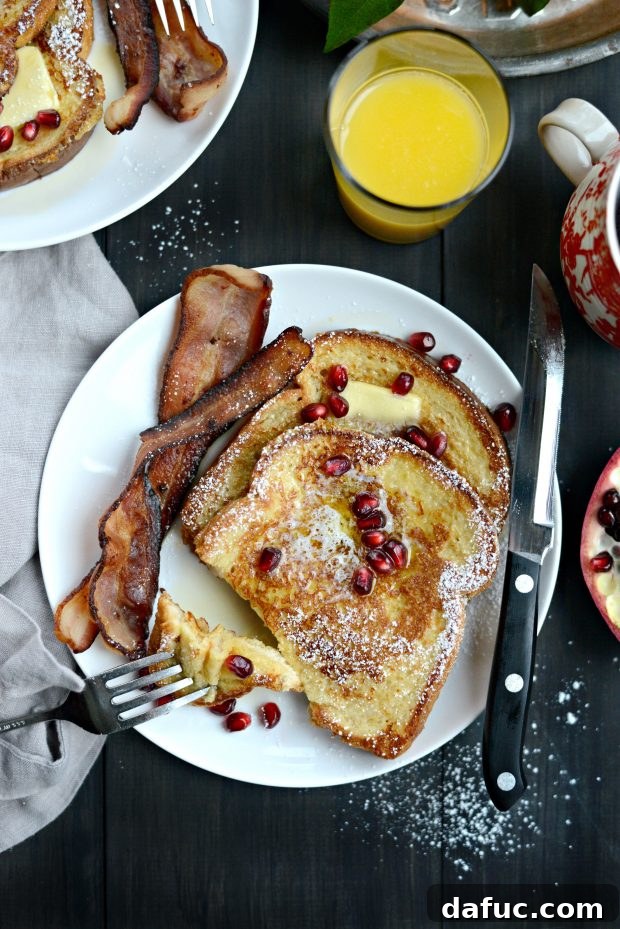 Spiced Eggnog French Toast 10 Eggnog French Toast l SimplyScratch.com