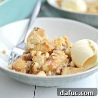 Featured image for Easy Apple Pear Crumble recipe card