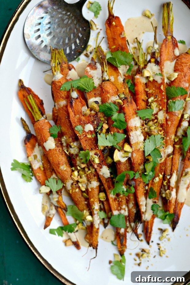 2016: A Year in Reflection 4 Turmeric Roasted Carrots with Lemon Tahini Dressing on Simply Scratch