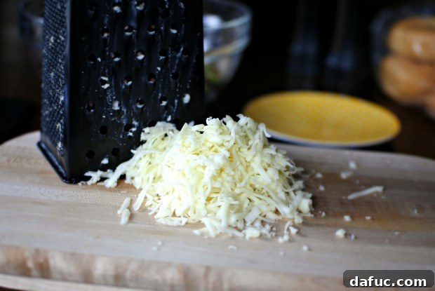 cheese grated Grated Monterrey Jack cheese for turkey burgers