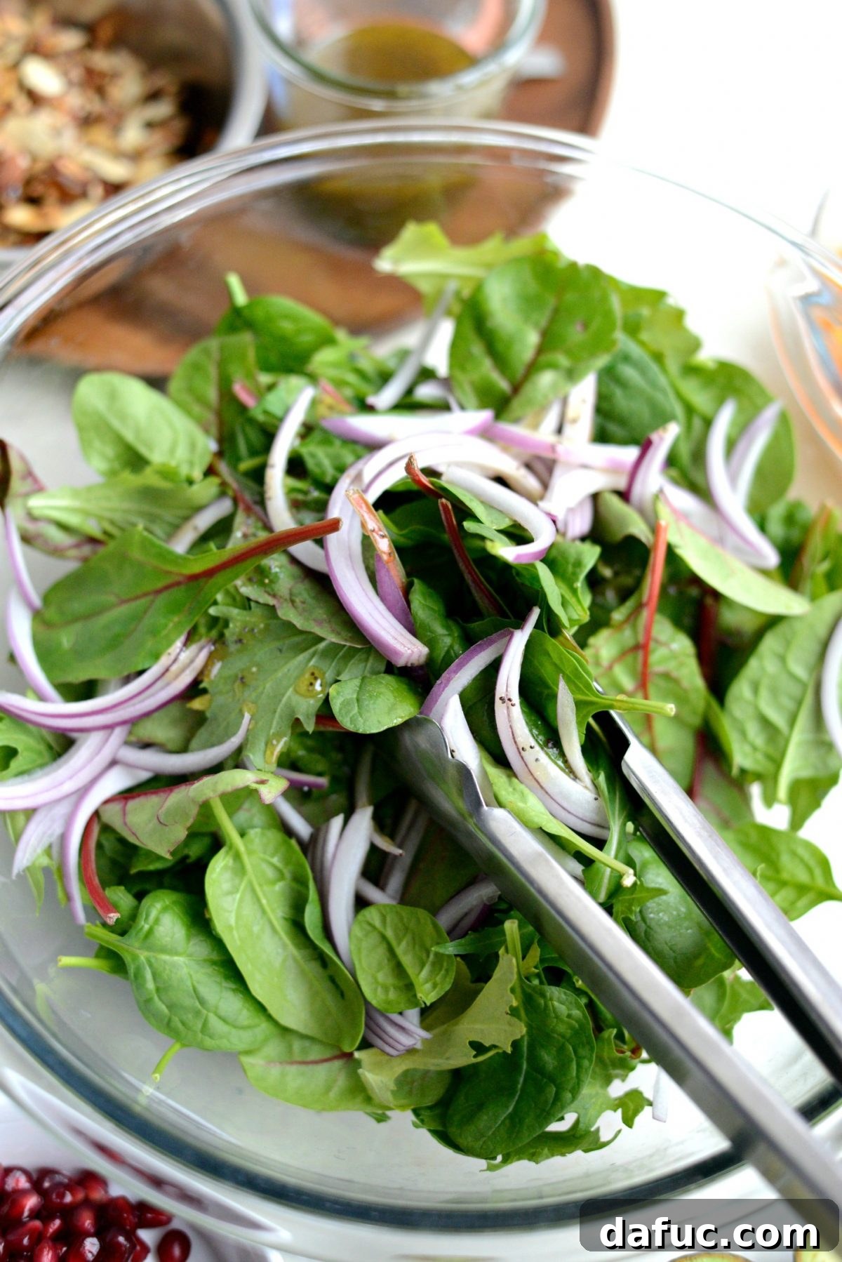 Golden Citrus Poppy Seed Salad 12 toss to lightly coat.