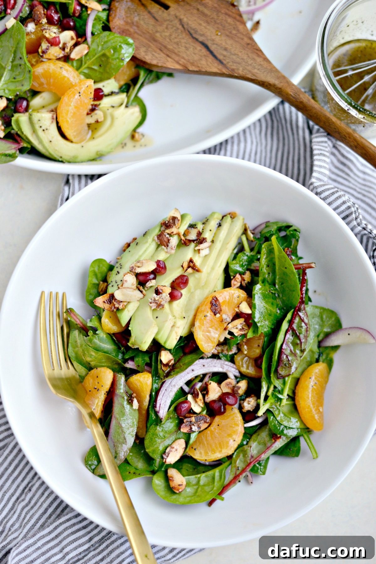 Golden Citrus Poppy Seed Salad 3 Mandarin Salad with Honey Poppy Seed Vinaigrette