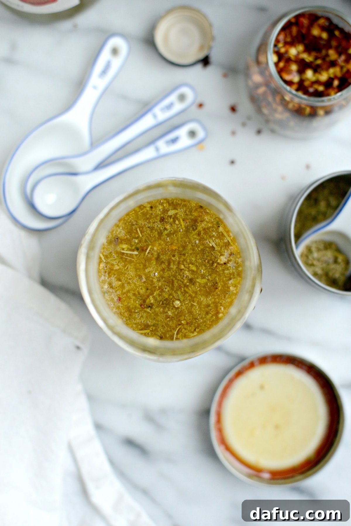 Zesty Italian Dressinade in a jar
