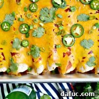 Chicken and Rice Enchiladas recipe image