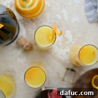 A refreshing Classic Mimosa cocktail