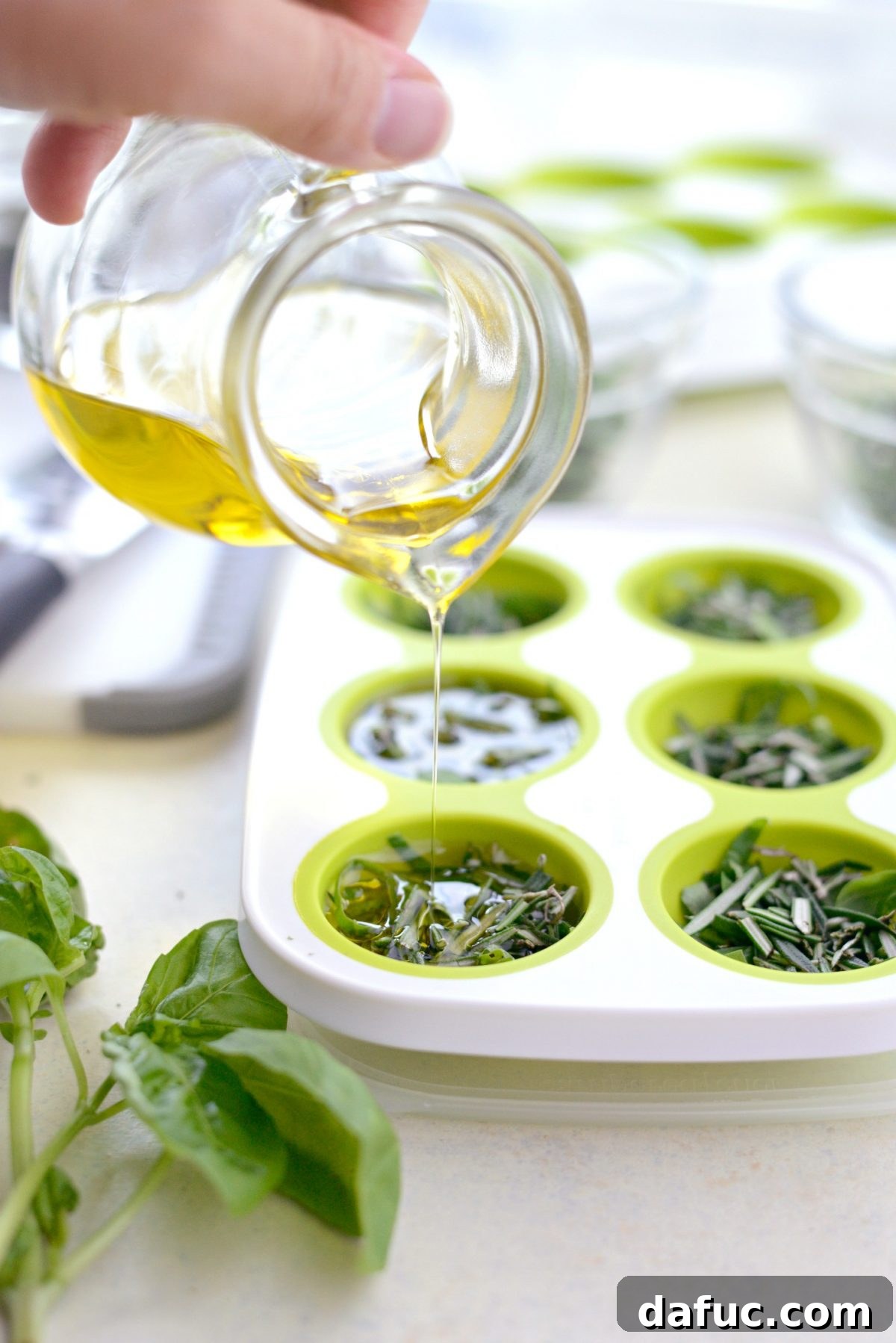 3 Ways to Freeze Herbs with Pampered Chef l SimplyScratch.com (10)