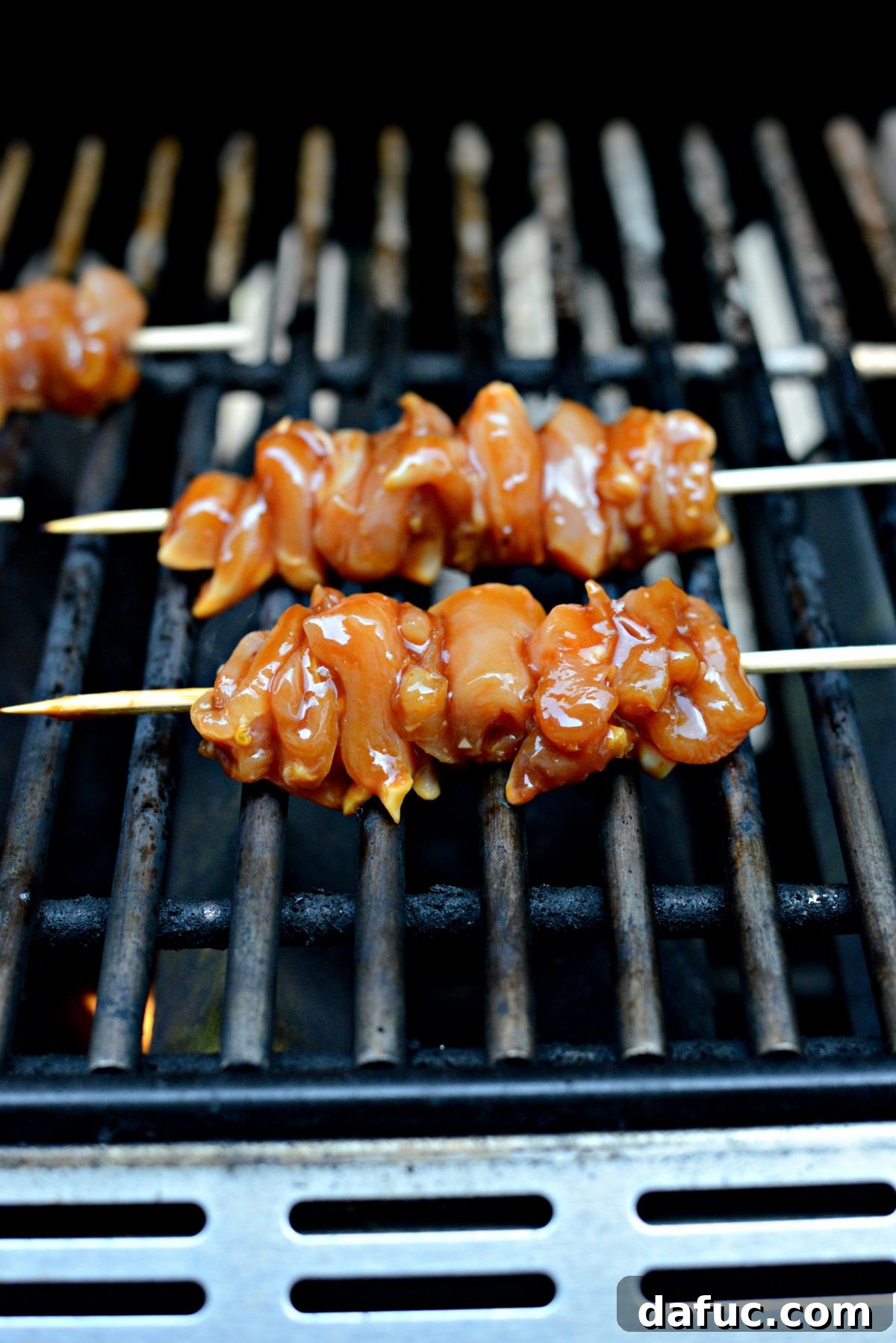 grill chicken skewers