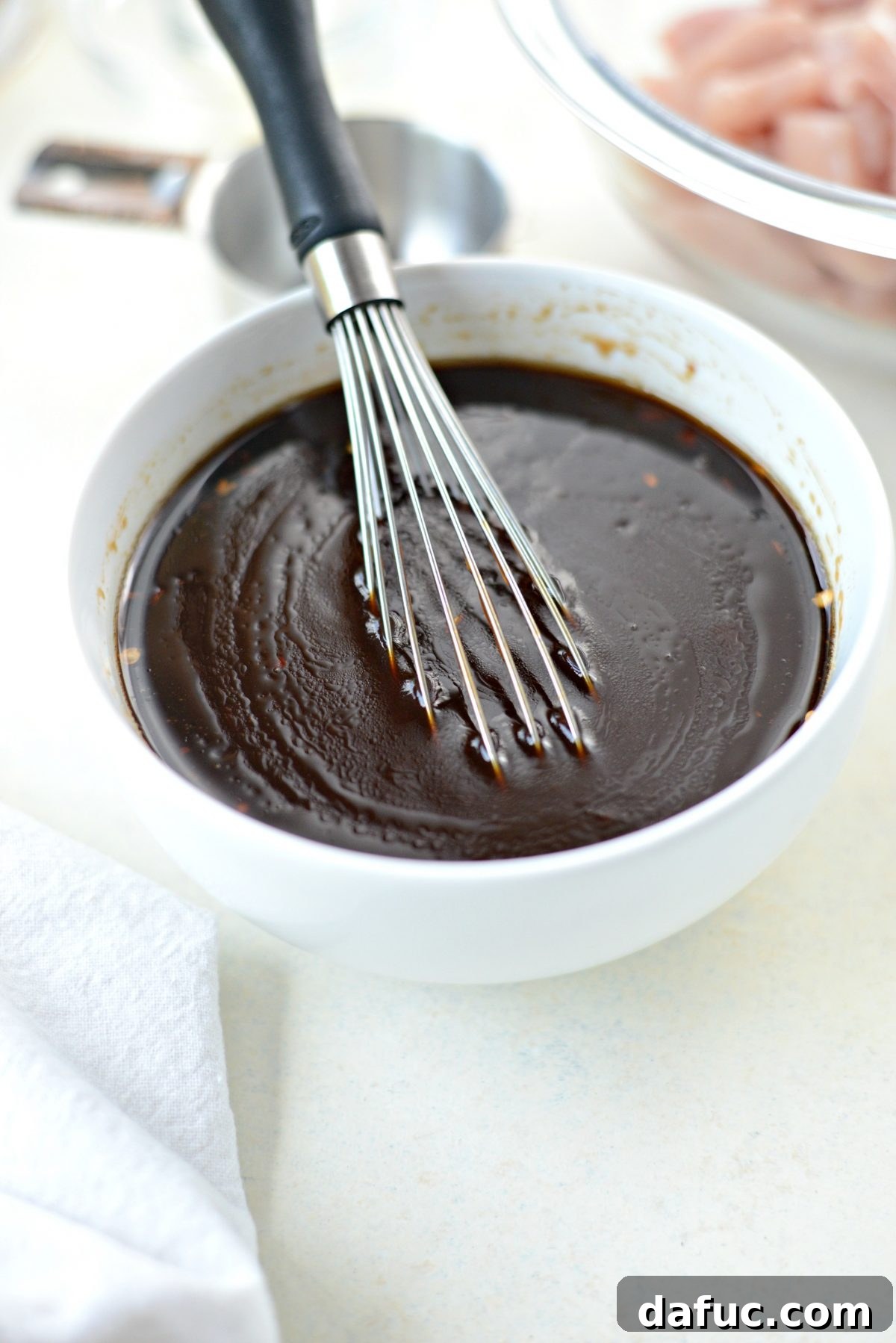whisked to combine