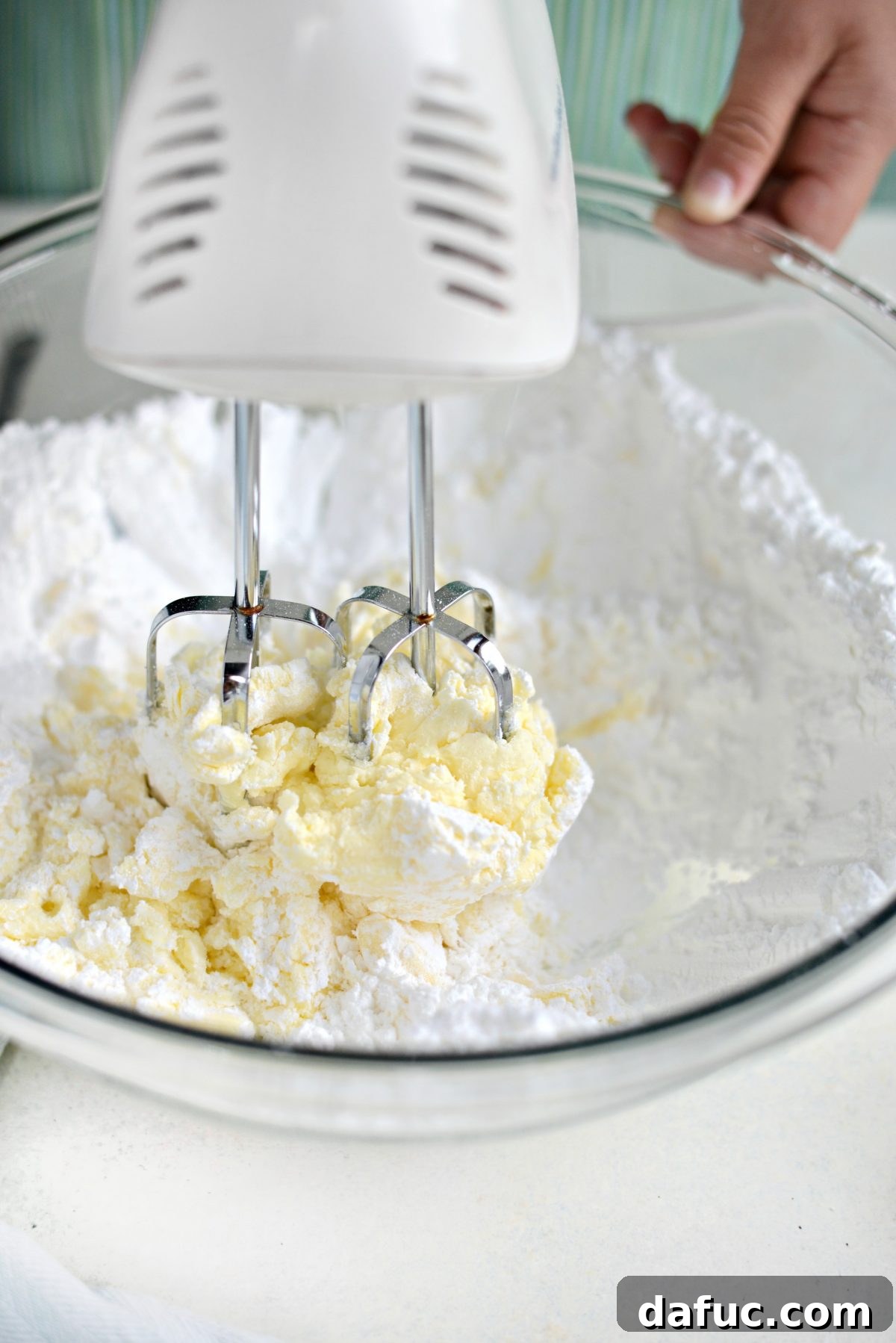 Combining butter and sugar