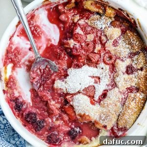 Triple Berry Cobbler