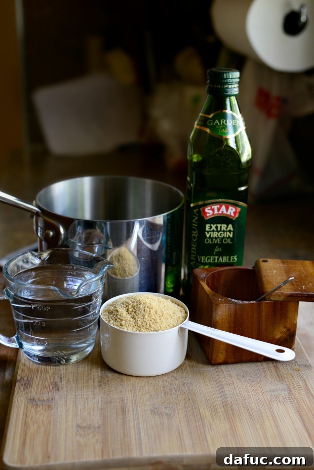 Mastering Fluffy Couscous in Minutes 2 How To Make Couscous - Start with simple ingredients for a delicious side dish