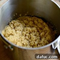 Prepared couscous ready to serve