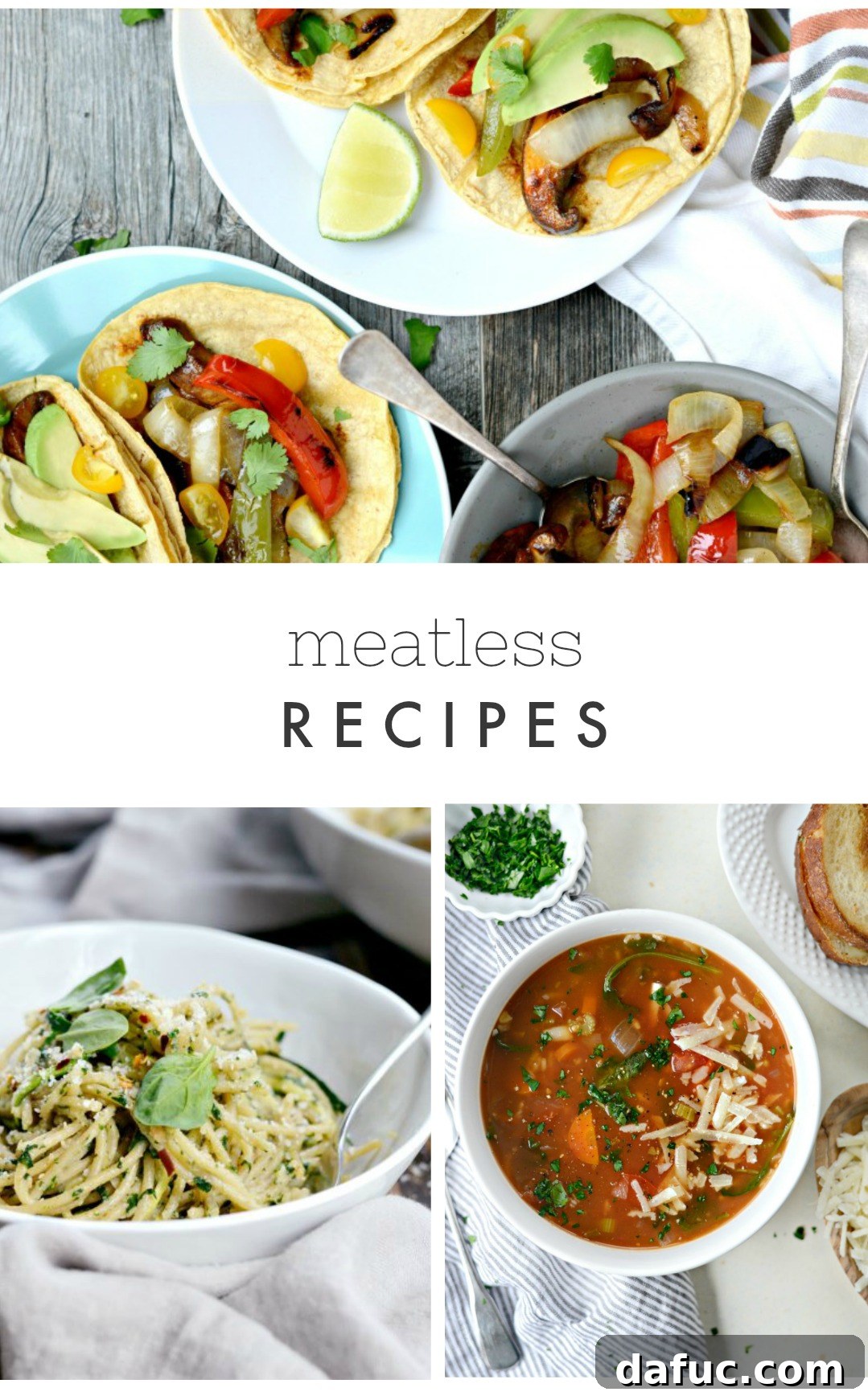 Portobello Fajitas, a delicious vegetarian back-to-school dinner