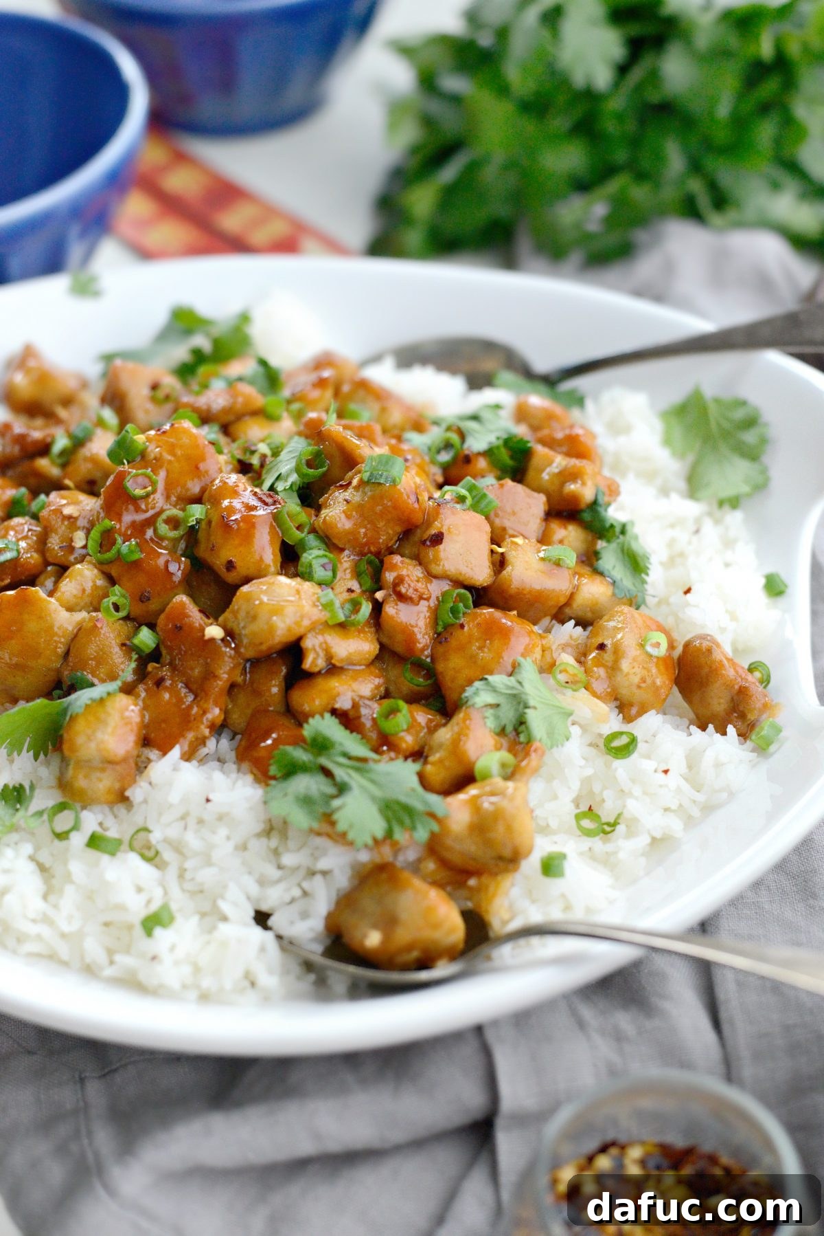 Firecracker Chicken, a sweet and spicy dinner favorite