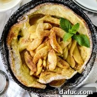 Caramelized Apple Dutch Baby
