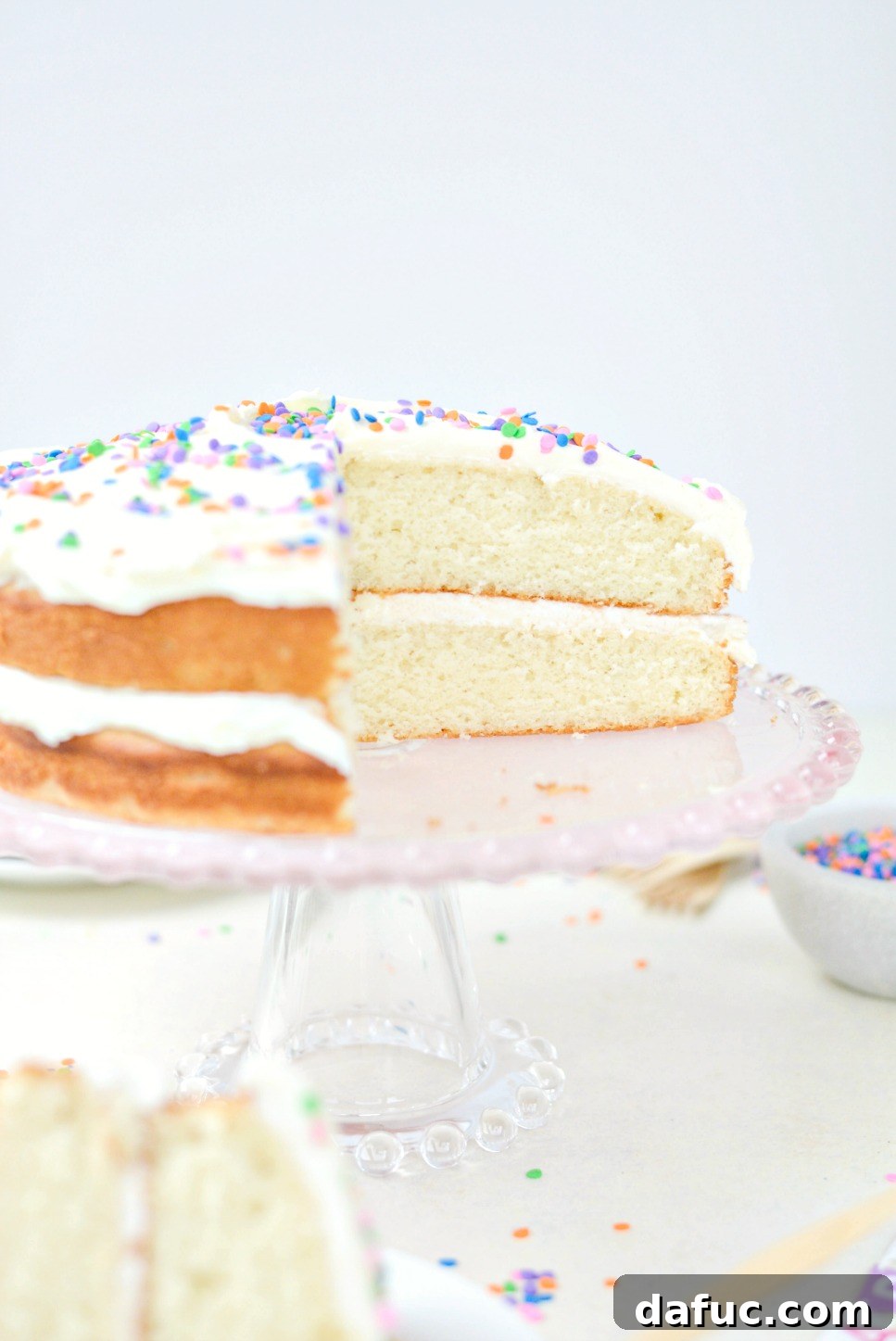 Piece missing from cake