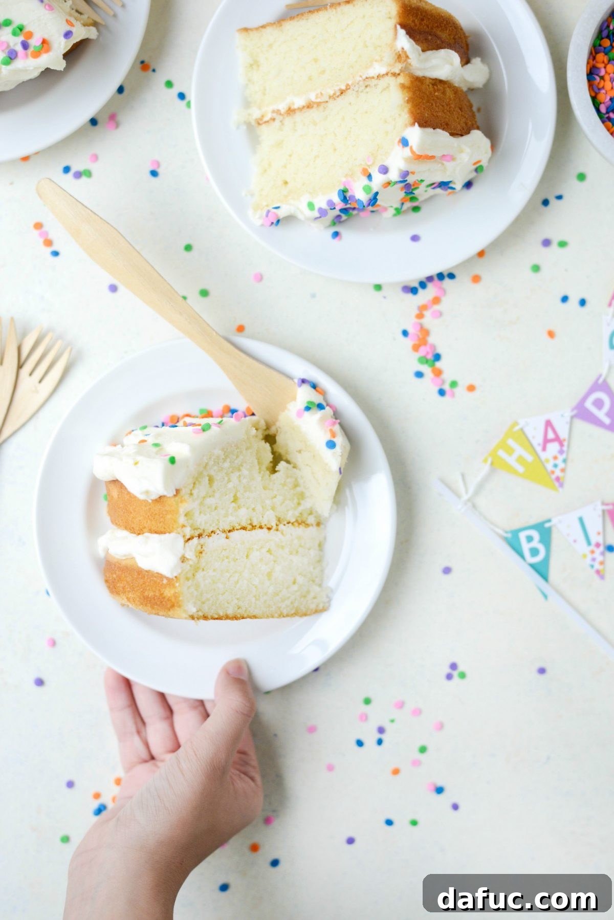 Easy Homemade White Cake