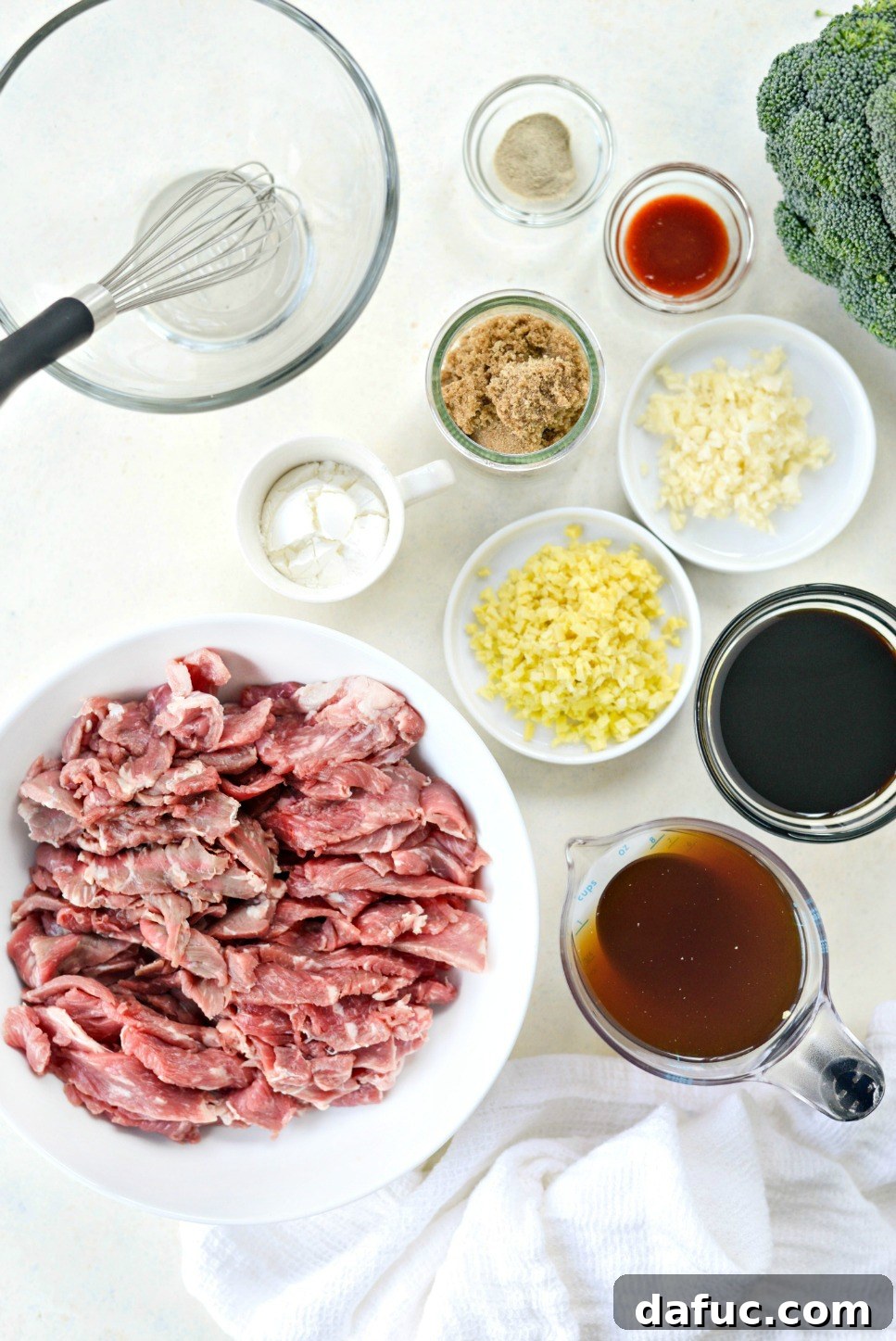 Restaurant-Style Weeknight Mongolian Beef 4 ingredients for Weeknight Mongolian Beef Stir-fry