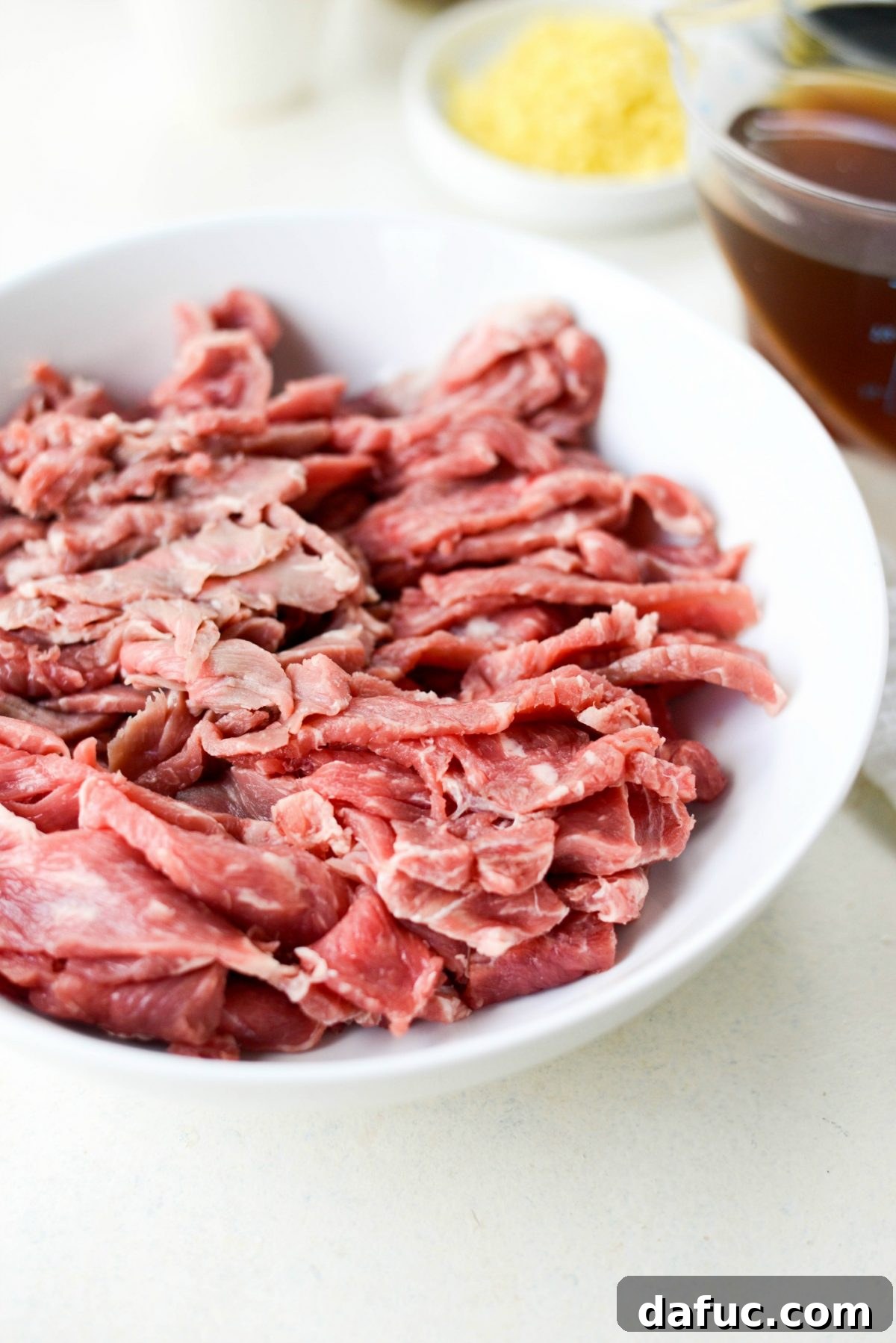 Restaurant-Style Weeknight Mongolian Beef 5 thinly sliced beef