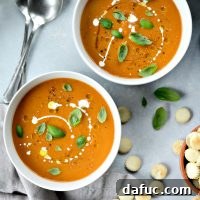Roasted Tomato Pumpkin Soup