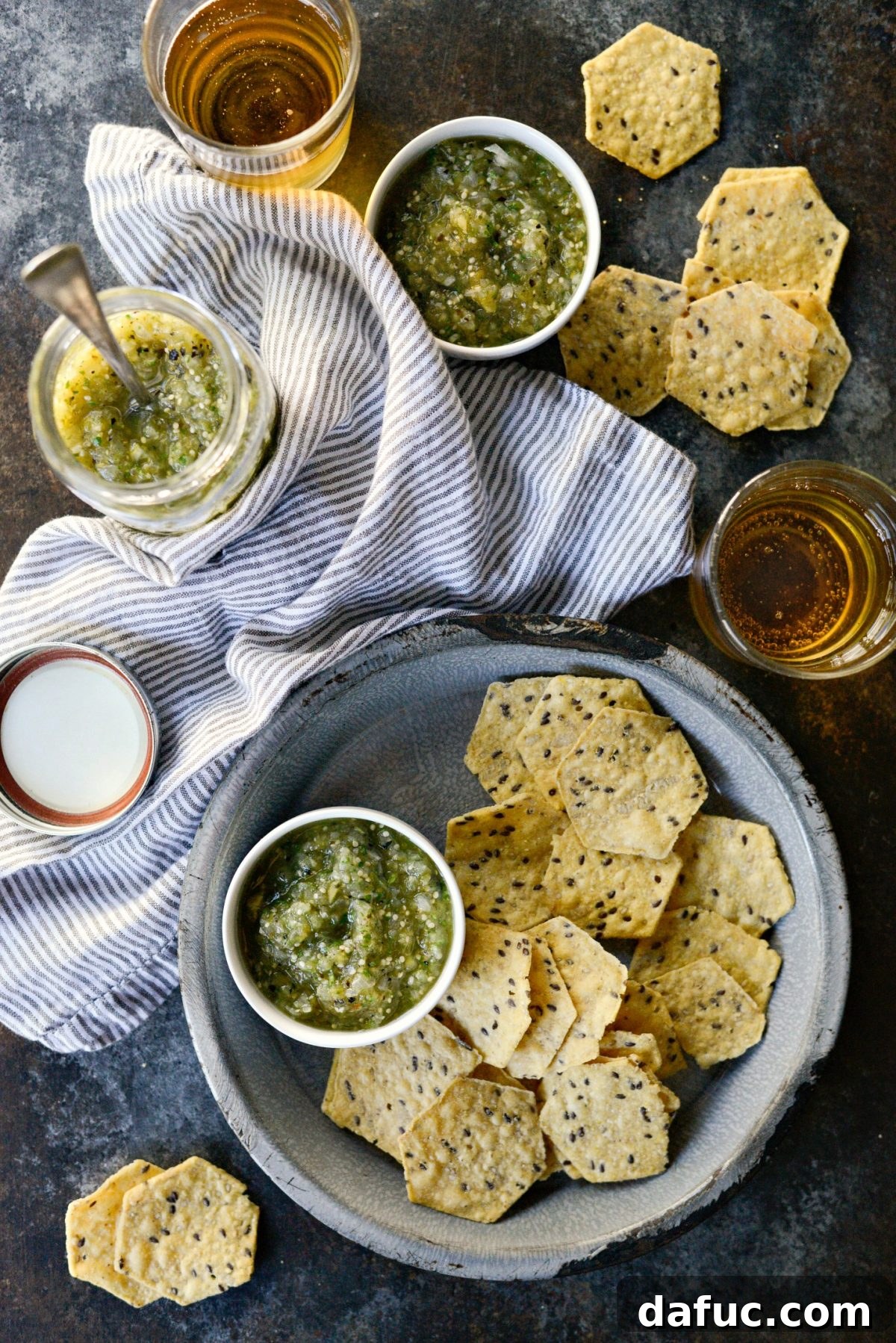 Effortless Zingy Tomatillo Salsa Verde 13 Another view of Easy Salsa Verde ready to be served