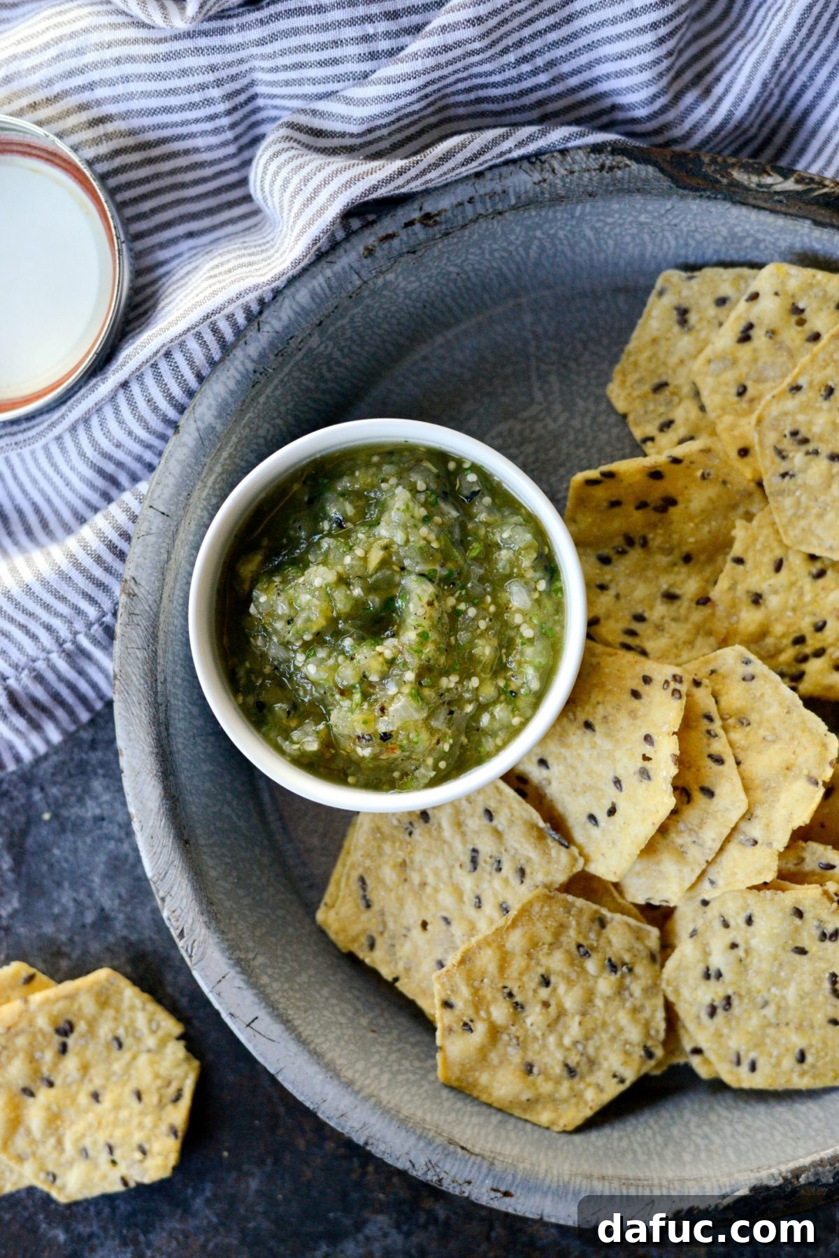Effortless Zingy Tomatillo Salsa Verde 14 Final close-up of the delicious Easy Salsa Verde