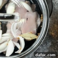 Mastering Poached Chicken 7 simmer