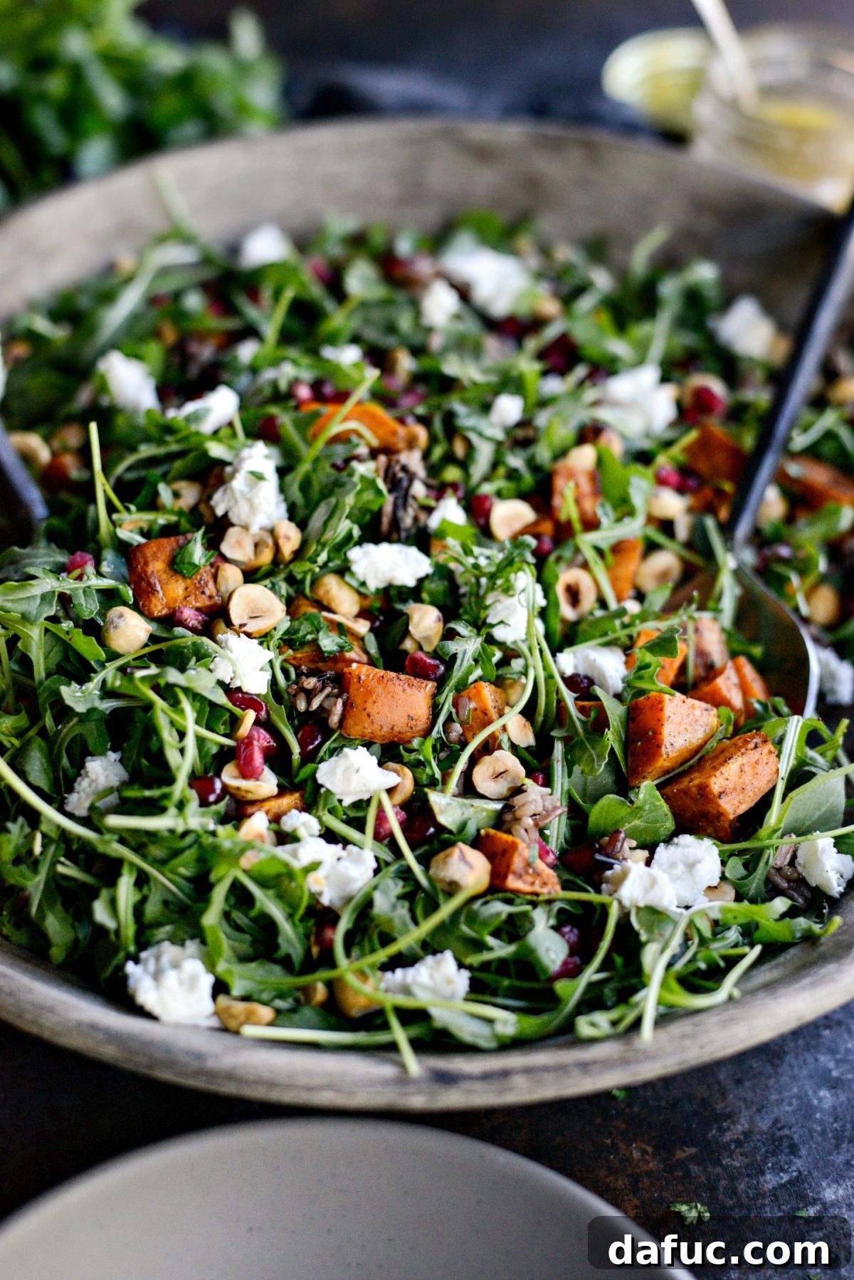 Sweet Potato Wild Rice Arugula Salad ingredients