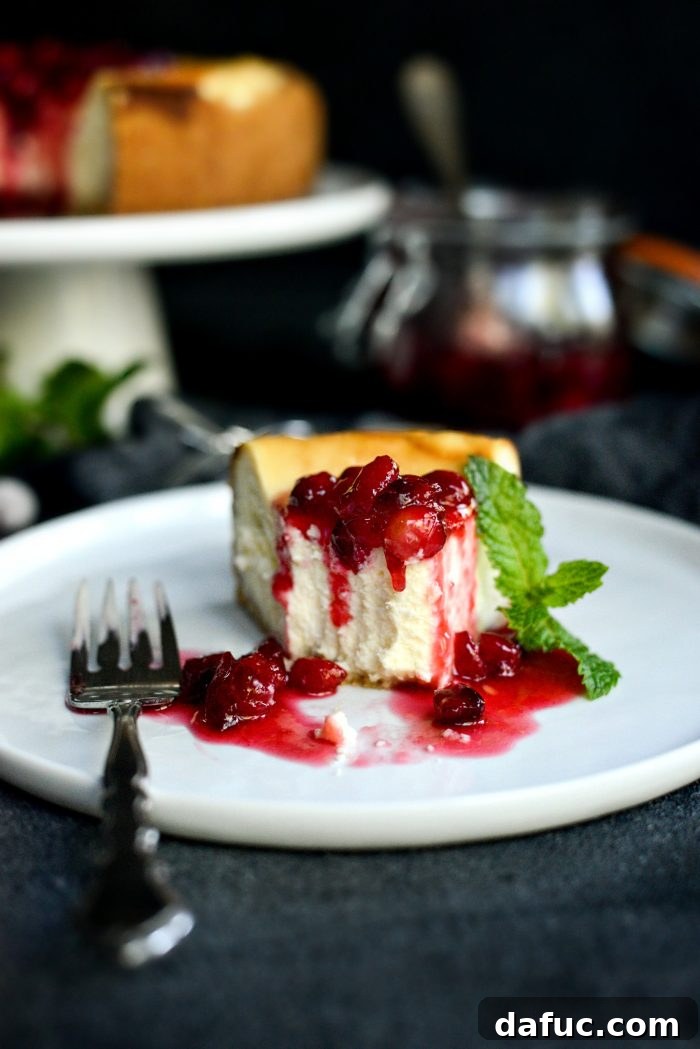 Tangy Goat Cheese Cheesecake with Tahini-Kissed Shortbread Base 20 An inviting image of the complete Goat Cheese Cheesecake, showing its full glory, ready to be served