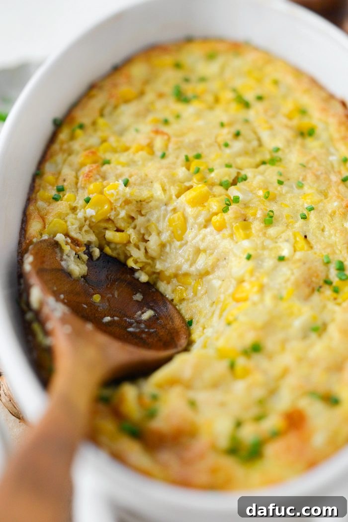Scalloped Corn Casserole - A Perfect Side