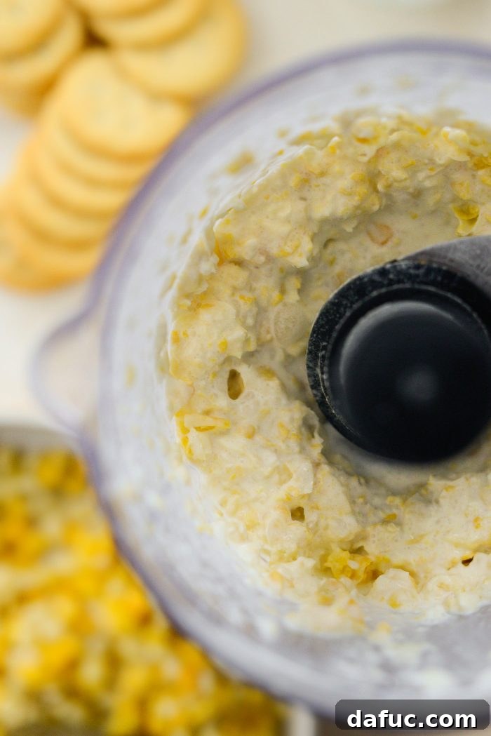 Creamed corn - The creamy base for the casserole