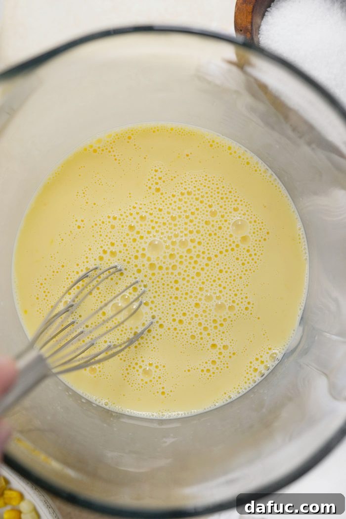 Whisk well to combine - Ensuring a Smooth Base