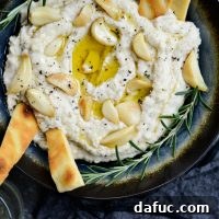 Roasted Garlic and Rosemary White Bean Dip recipe image