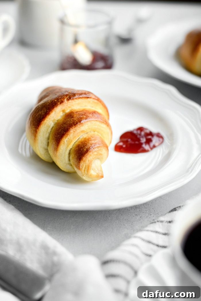 Effortless Homemade Croissant Perfection 31 Another view of the delicious Easy Homemade Croissants