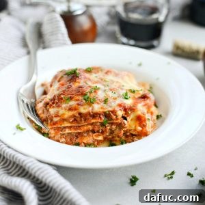 Homemade Three-Meat Bolognese Lasagna