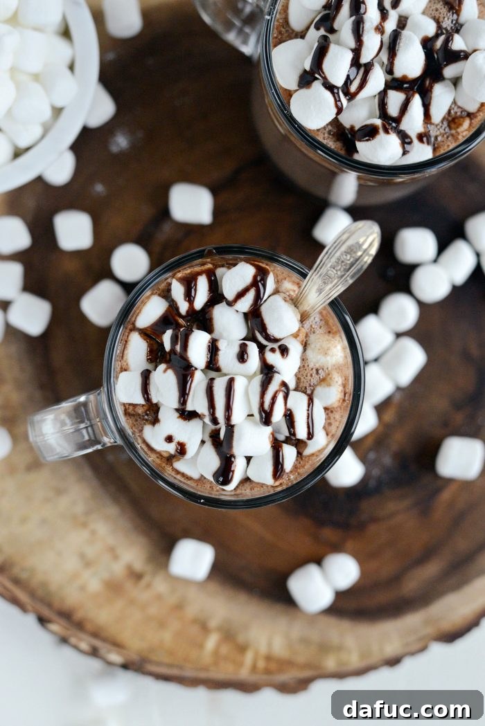Mocha Magic 16 Another beautiful shot of Espresso Hot Chocolate in a rustic mug, evoking warmth and comfort