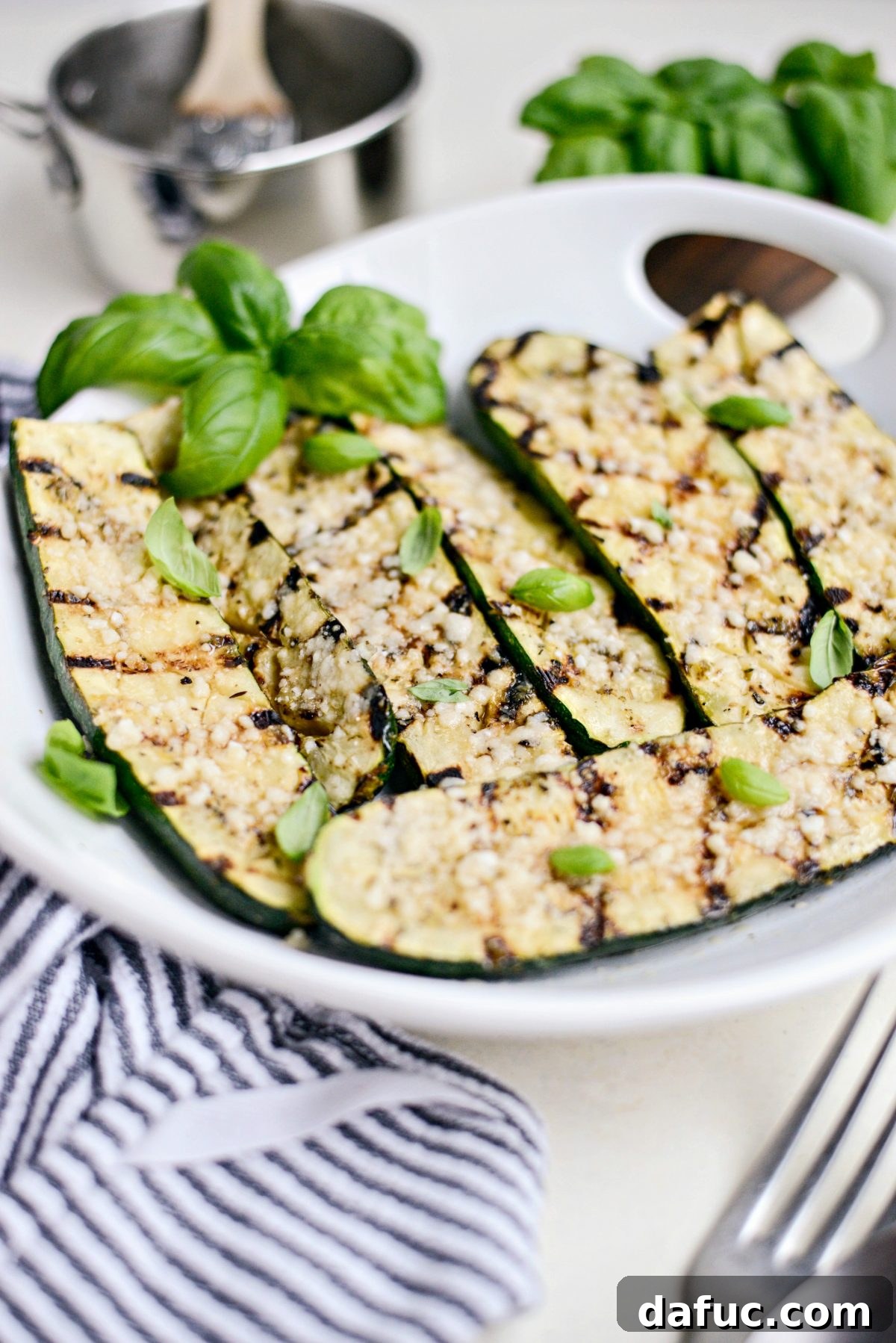Unpacking 2017 6 Grilled Zucchini with Lemon, Garlic & Parmesan - A simple and delicious side dish