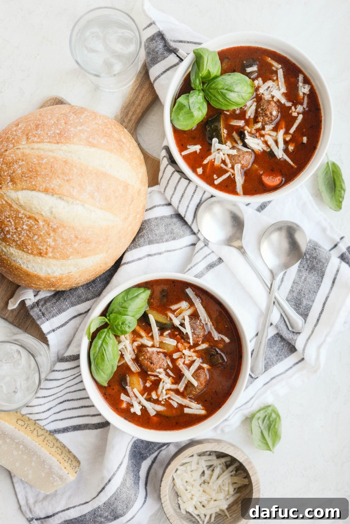 Slow Cooker Italian Meatball Vegetable Soup