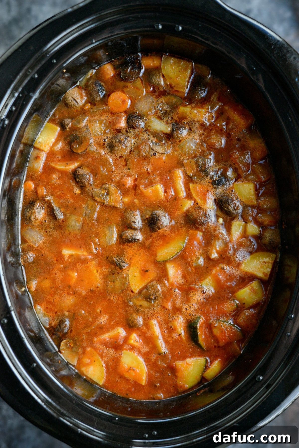 cooked soup