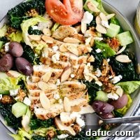 Modern Greek Kale Salad