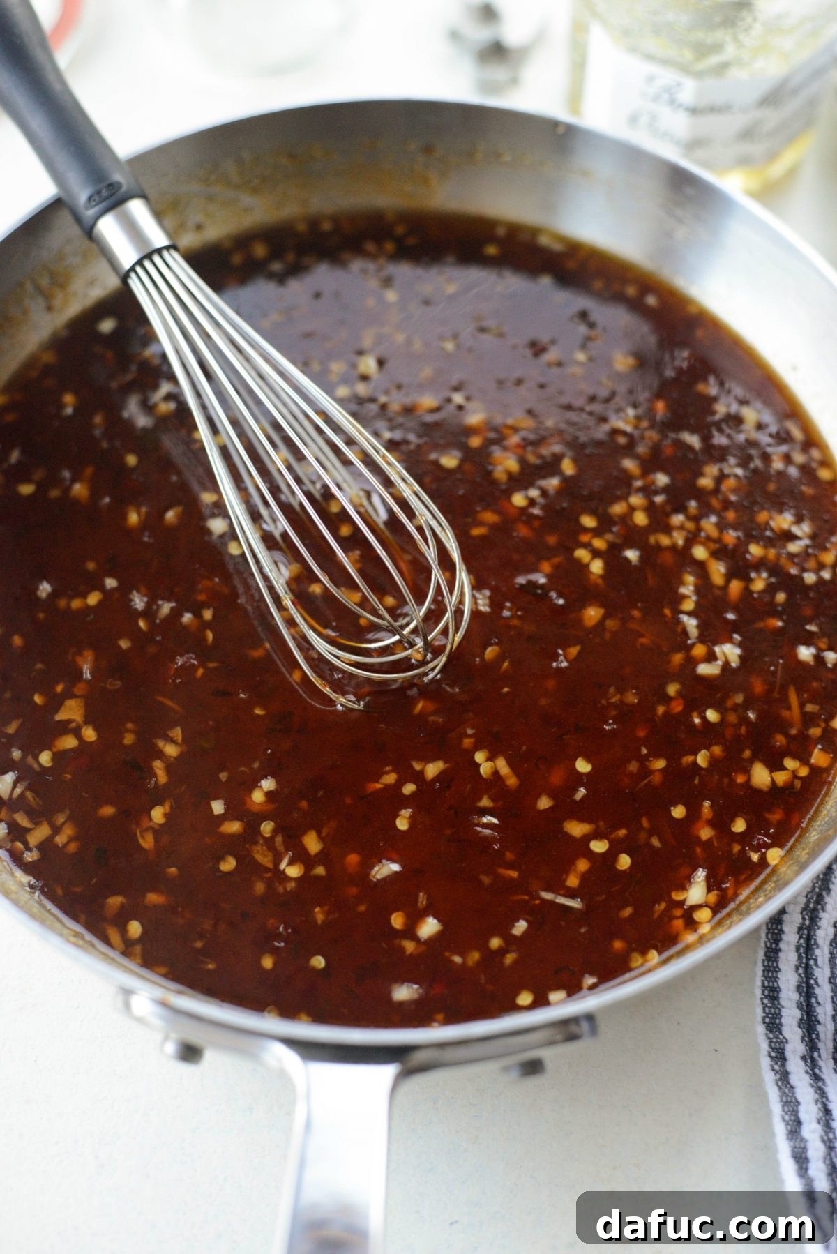 Allow sauce to cool