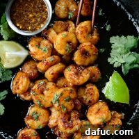 Glazed Hot Honey Garlic Shrimp