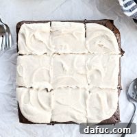Chocolate Guinness Brownies with Brown Butter Stout Frosting