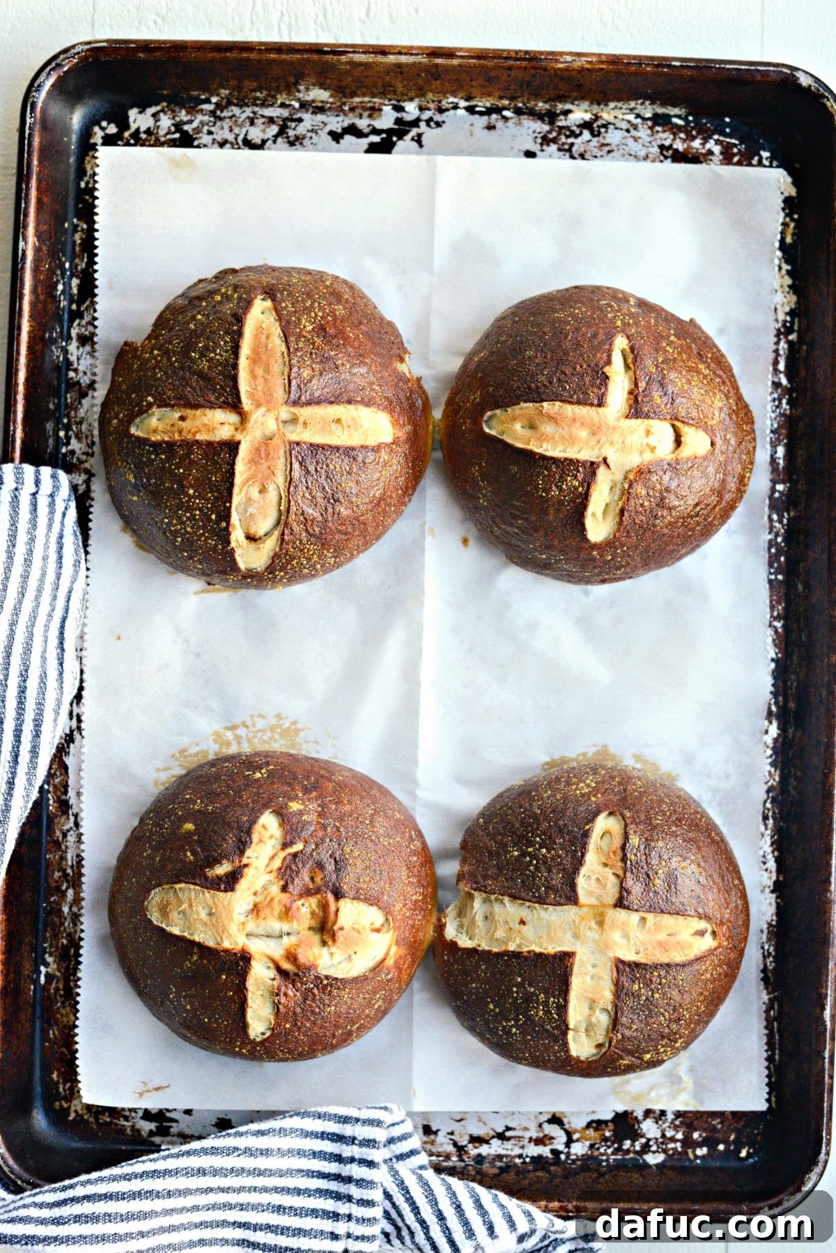 baked Easy Homemade Pretzel Bread