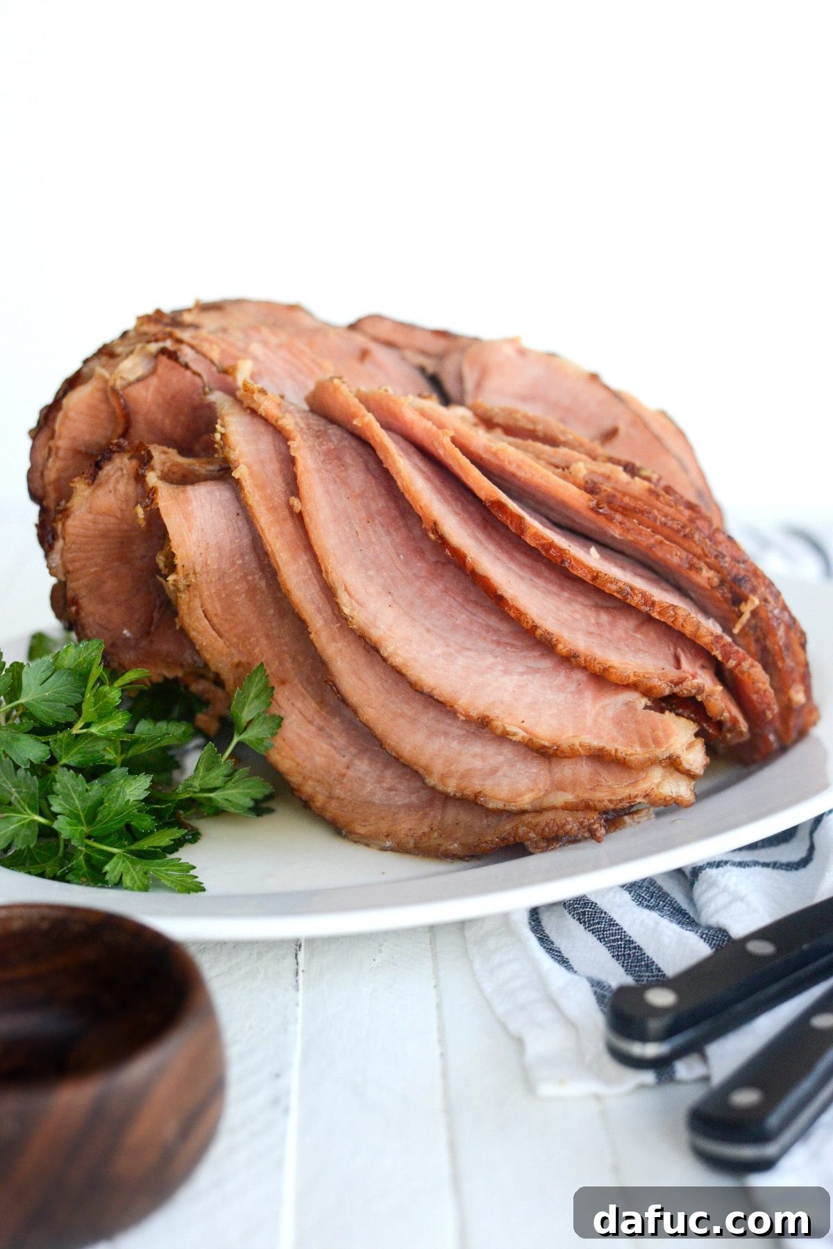 Slow Cooker Maple Brown Sugar Ham